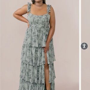 Revelry Bridesmaid dress in sage bouquet